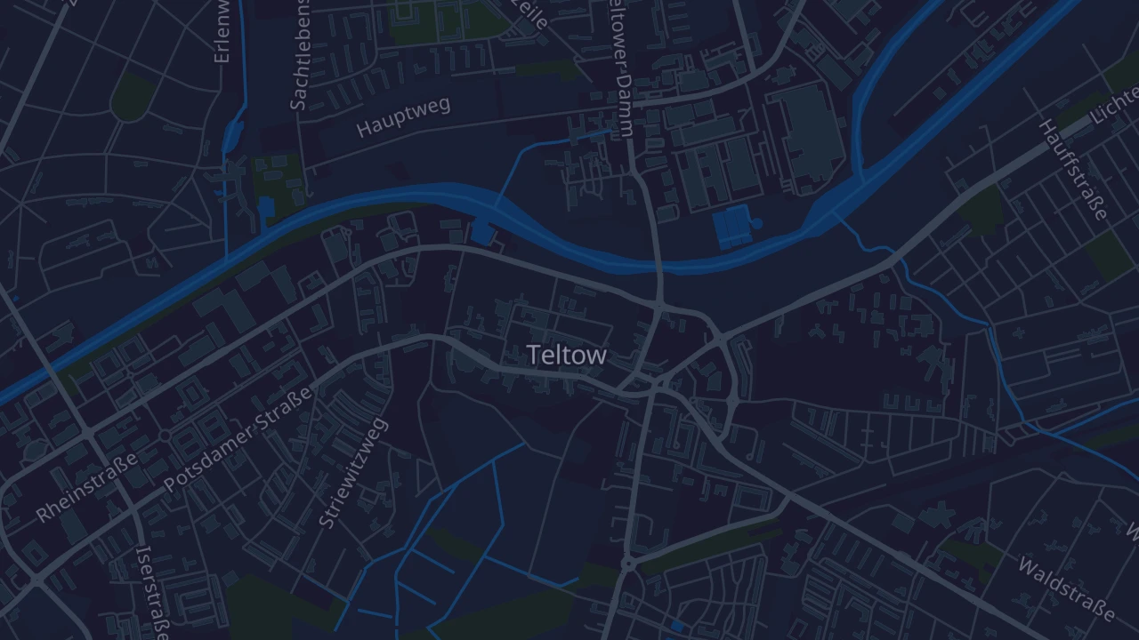 Karte von Teltow