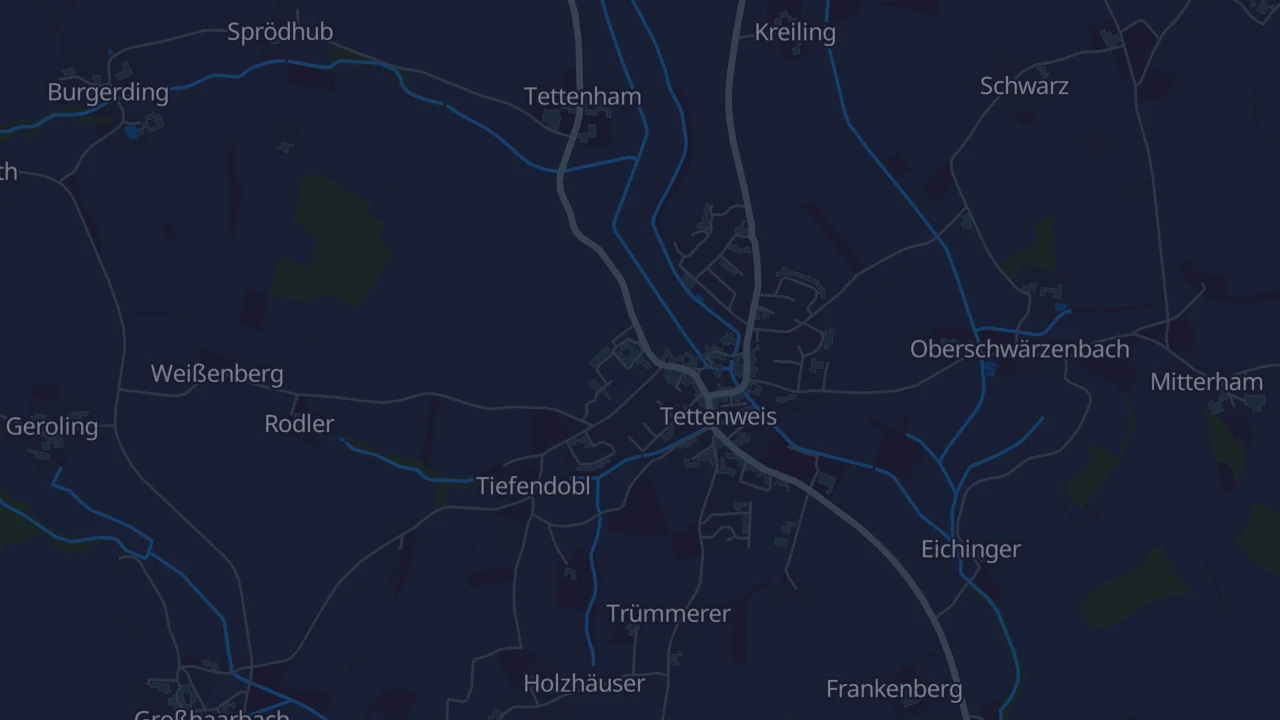 Karte von Tettenweis