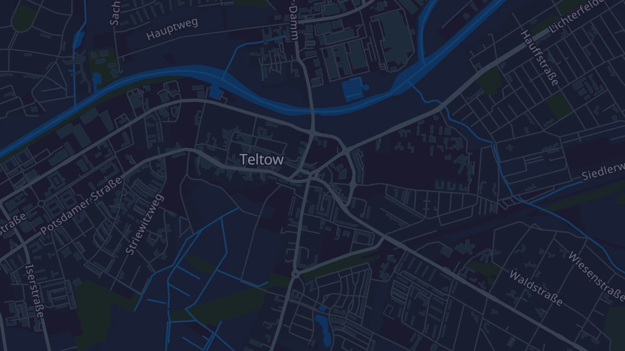 Karte von Teltow