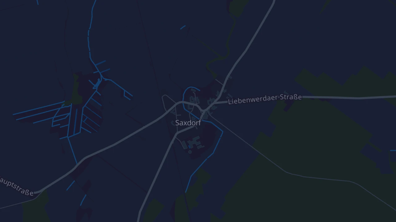 Karte von Saxdorf
