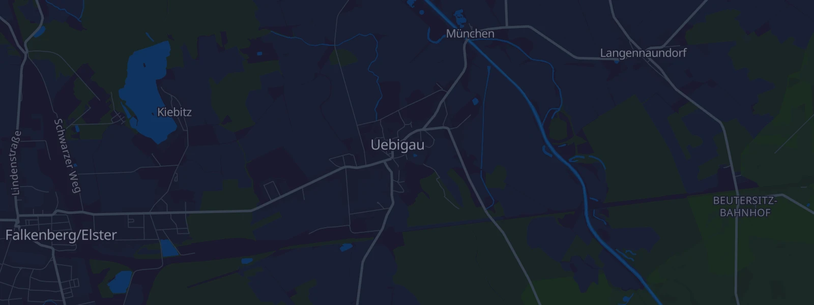 Karte von Uebigau