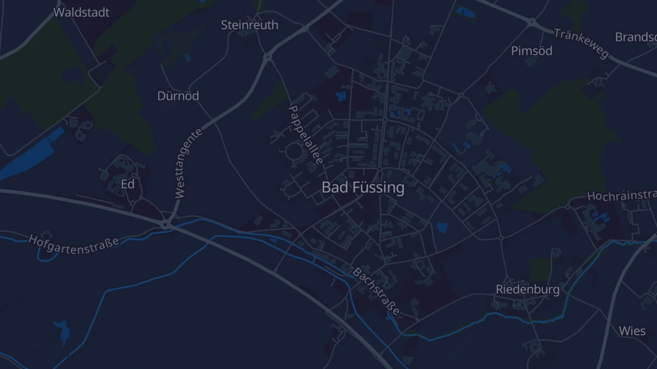 Karte von Bad Füssing