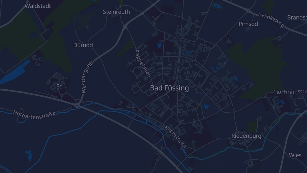Karte von Bad Füssing