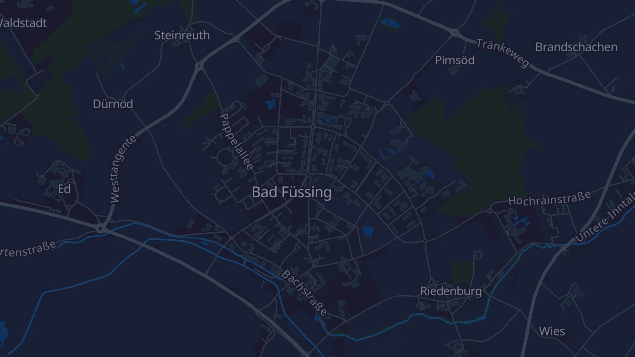 Karte von Bad Füssing