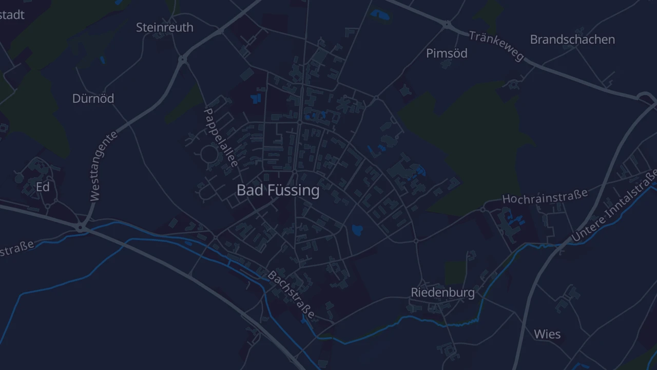 Karte von Bad Füssing