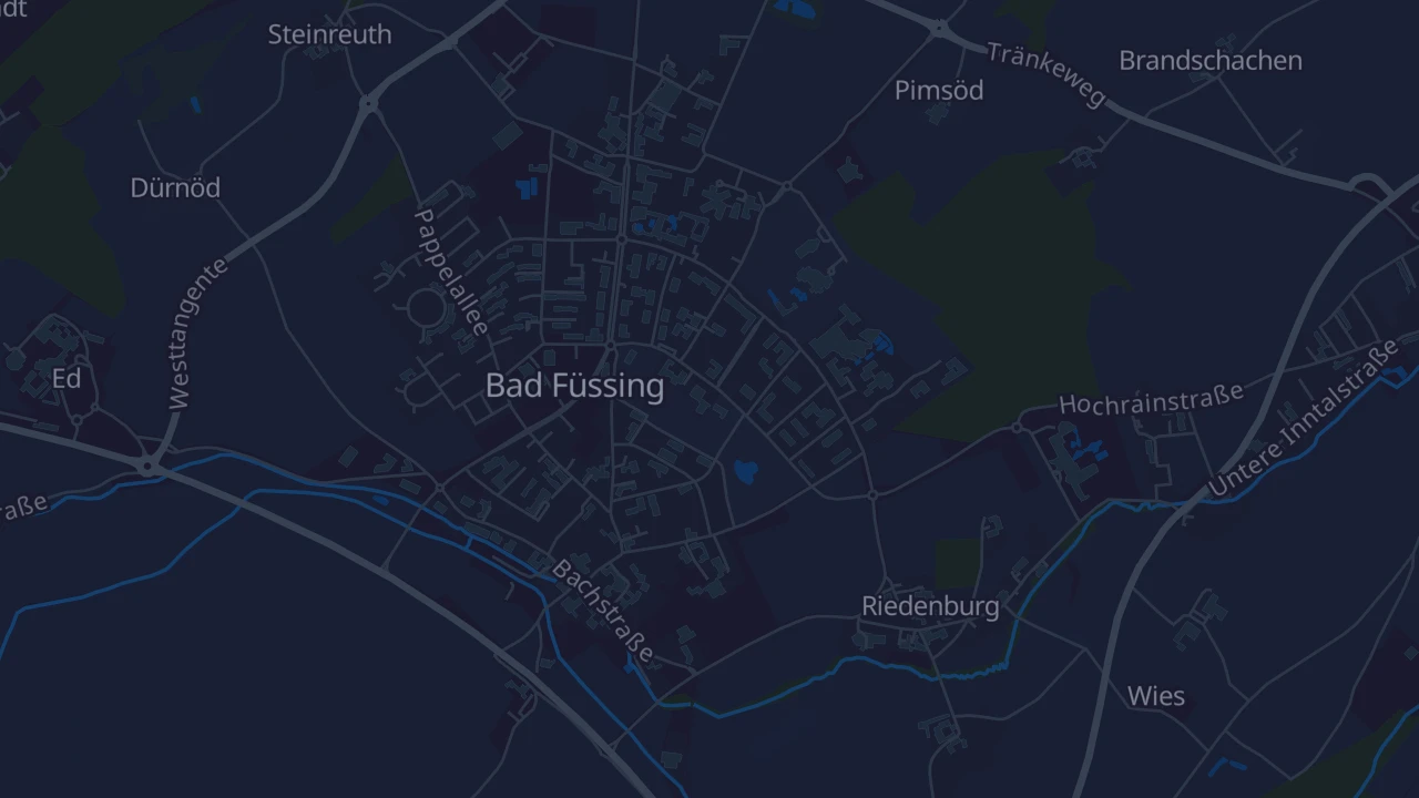 Karte von Bad Füssing