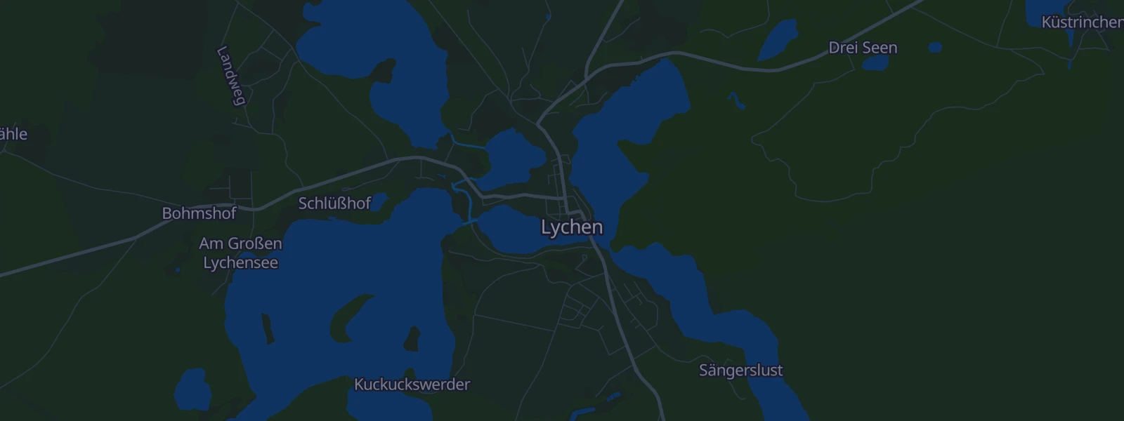 Karte von Lychen
