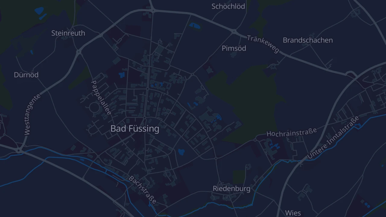 Karte von Bad Füssing