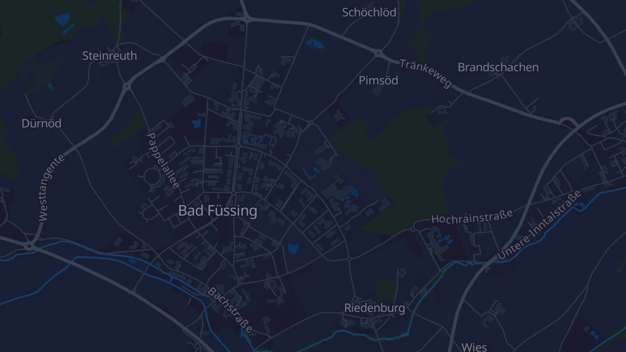 Karte von Bad Füssing