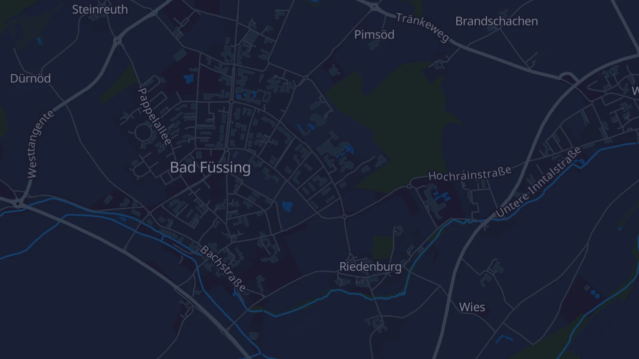 Karte von Bad Füssing