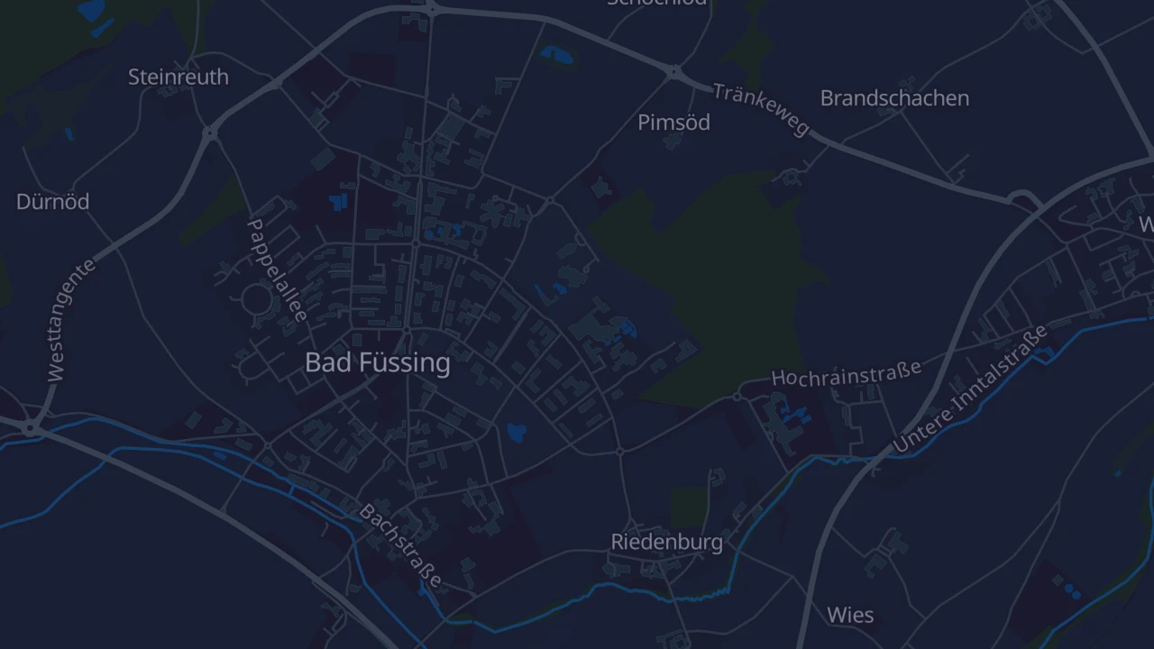 Karte von Bad Füssing