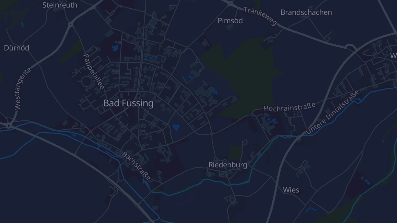 Karte von Bad Füssing