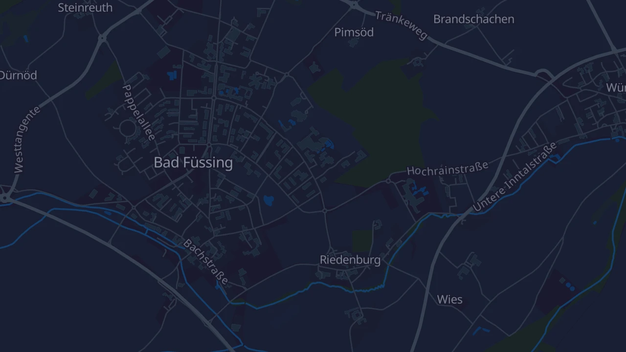 Karte von Bad Füssing