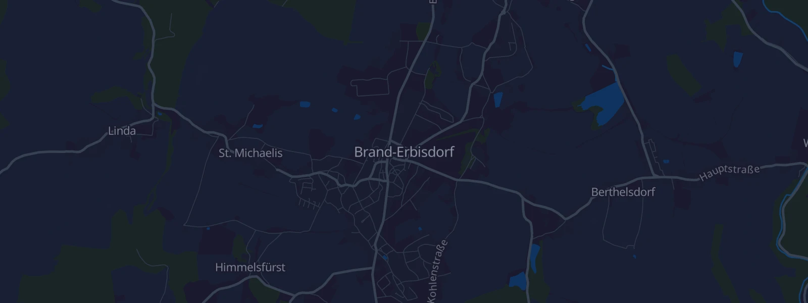 Karte von Brand-Erbisdorf