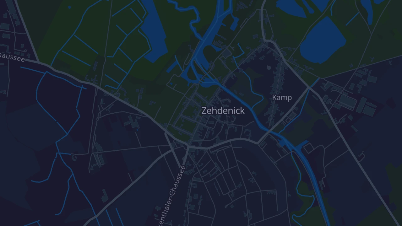 Karte von Zehdenick