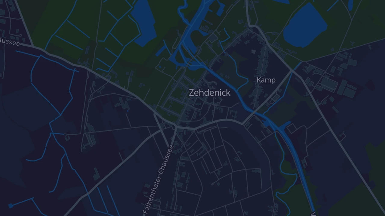 Karte von Zehdenick
