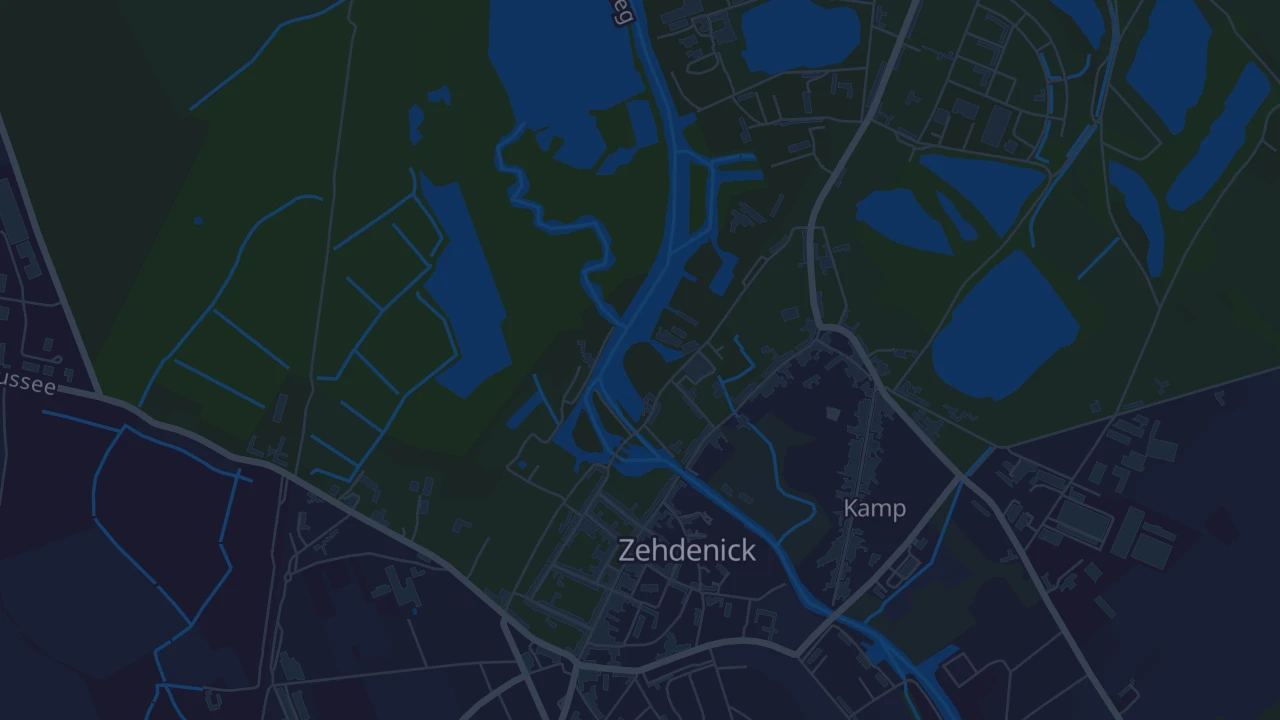 Karte von Zehdenick