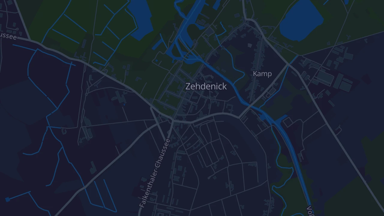 Karte von Zehdenick