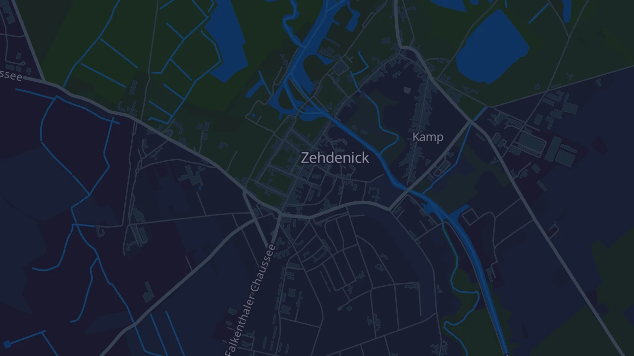 Karte von Zehdenick