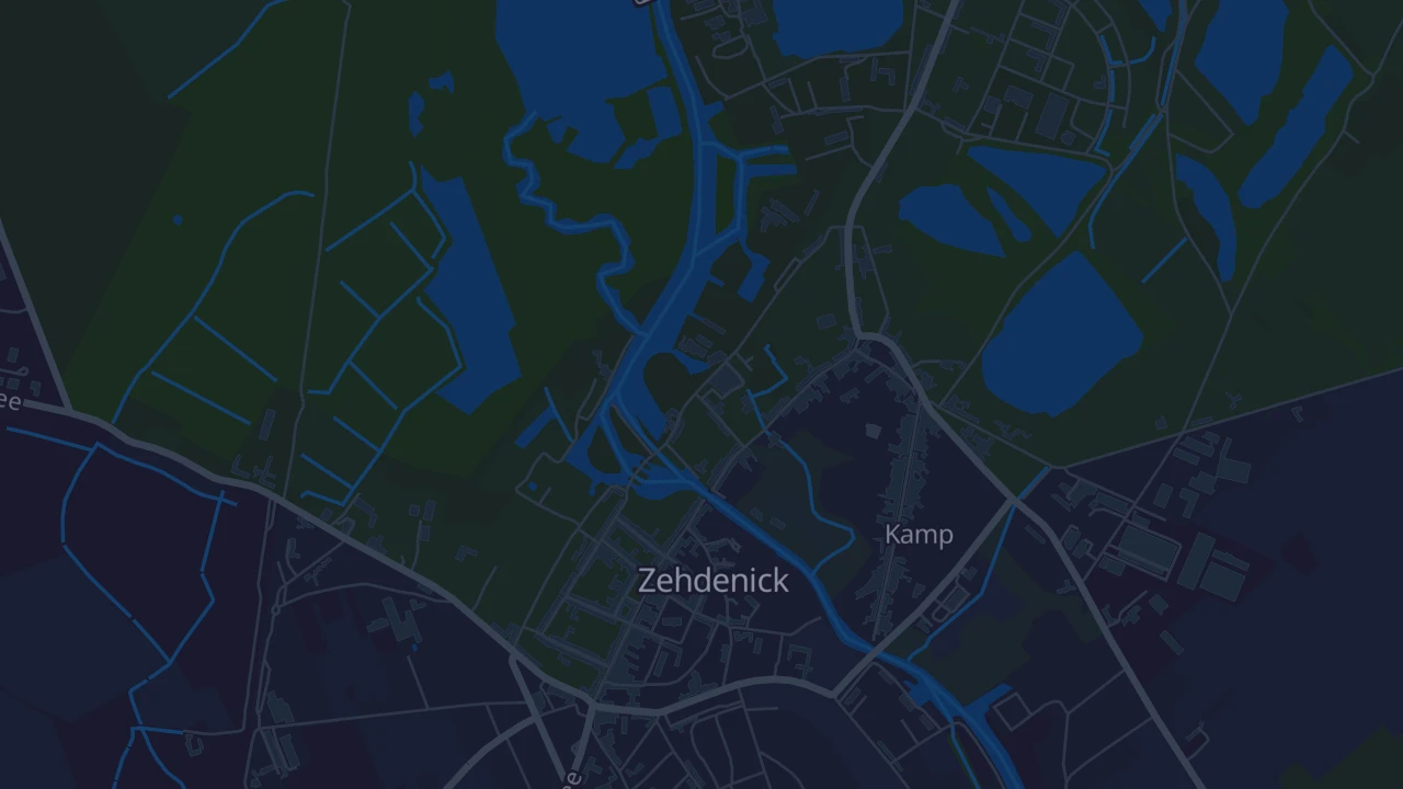 Karte von Zehdenick