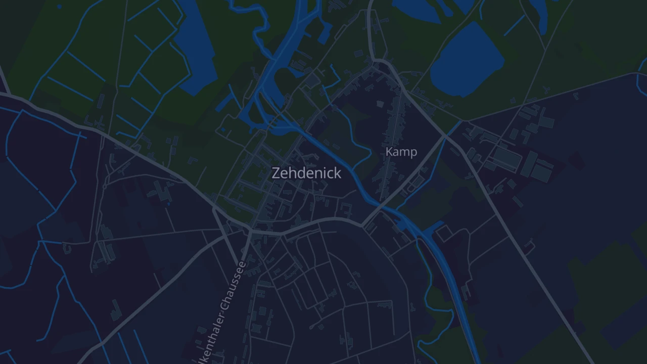 Karte von Zehdenick
