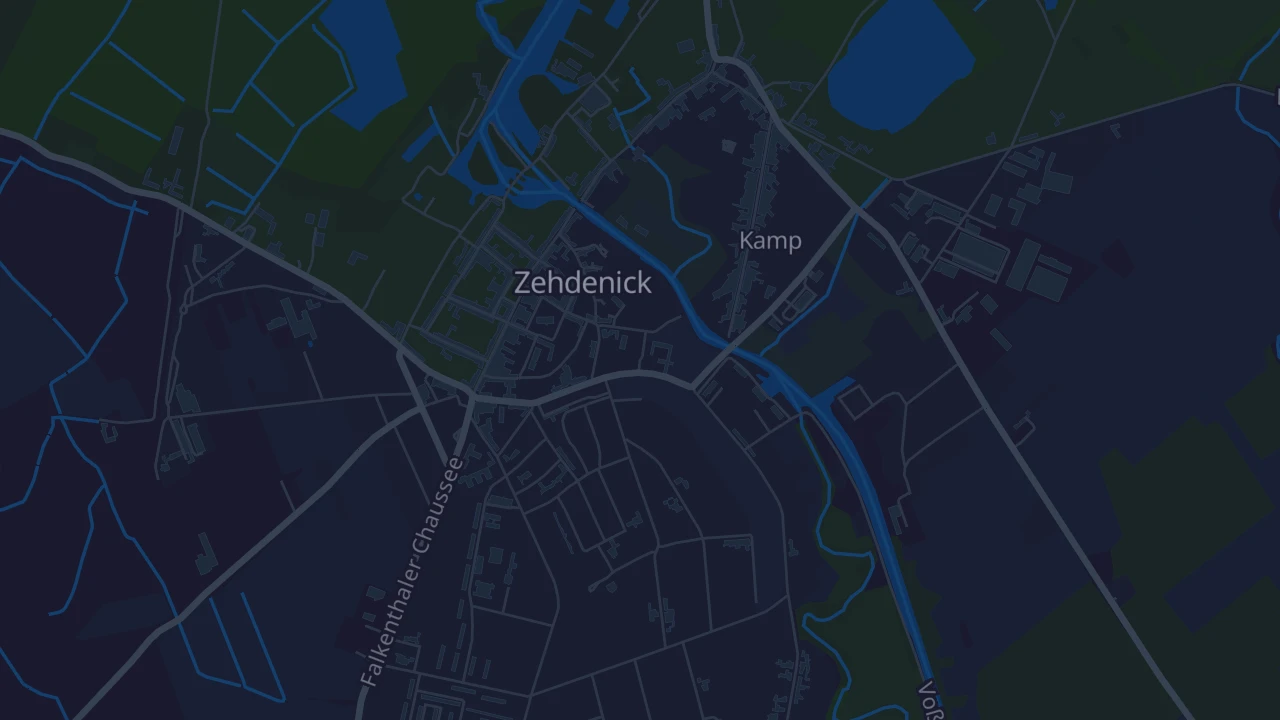 Karte von Zehdenick