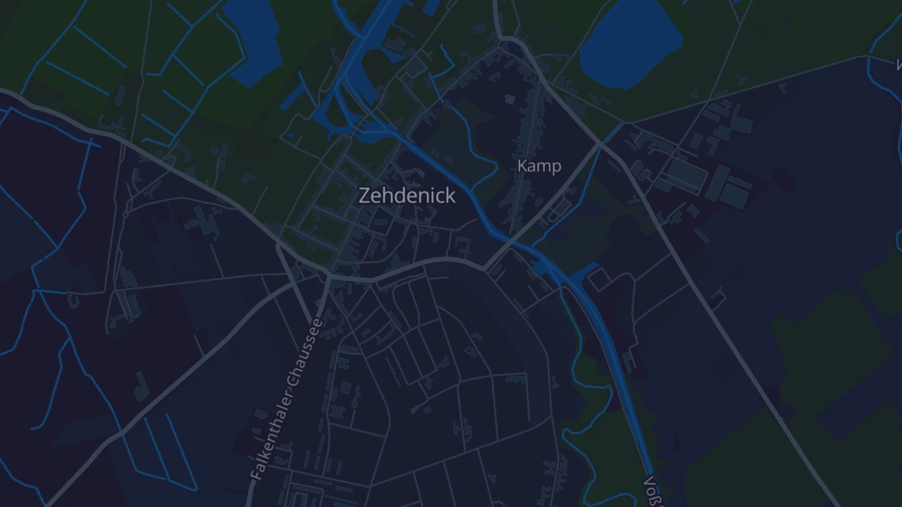 Karte von Zehdenick