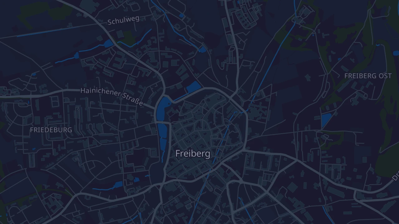 Karte von Freiberg