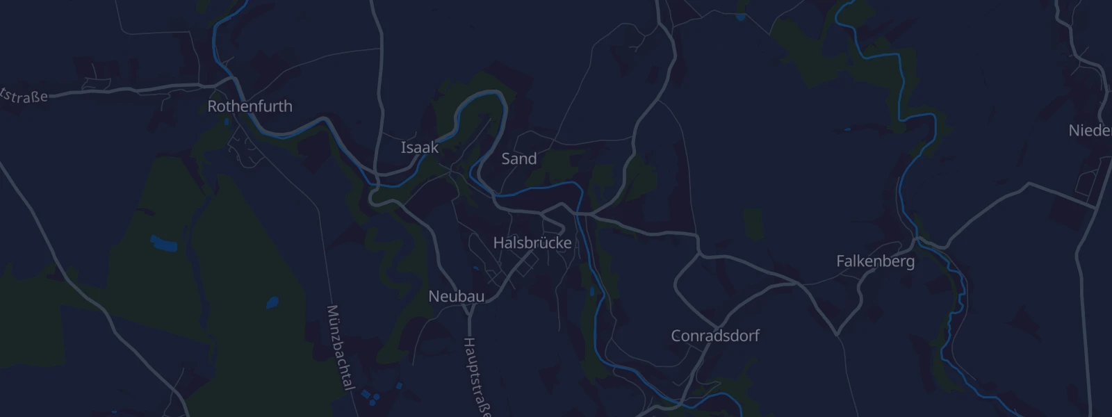 Karte von Halsbrücke