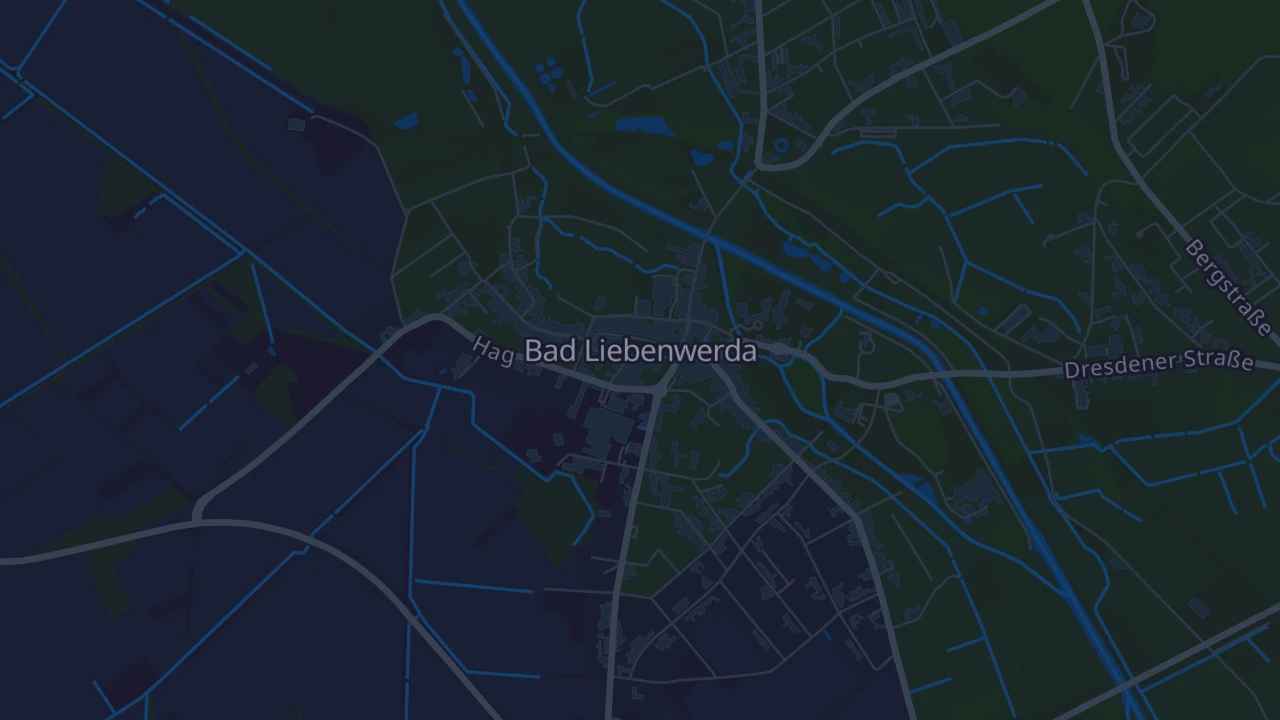 Karte von Bad Liebenwerda