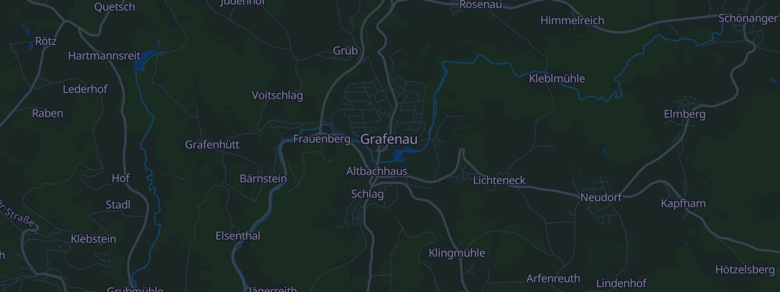 Karte von Grafenau