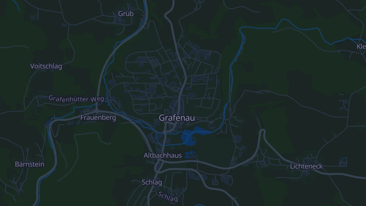 Karte von Grafenau