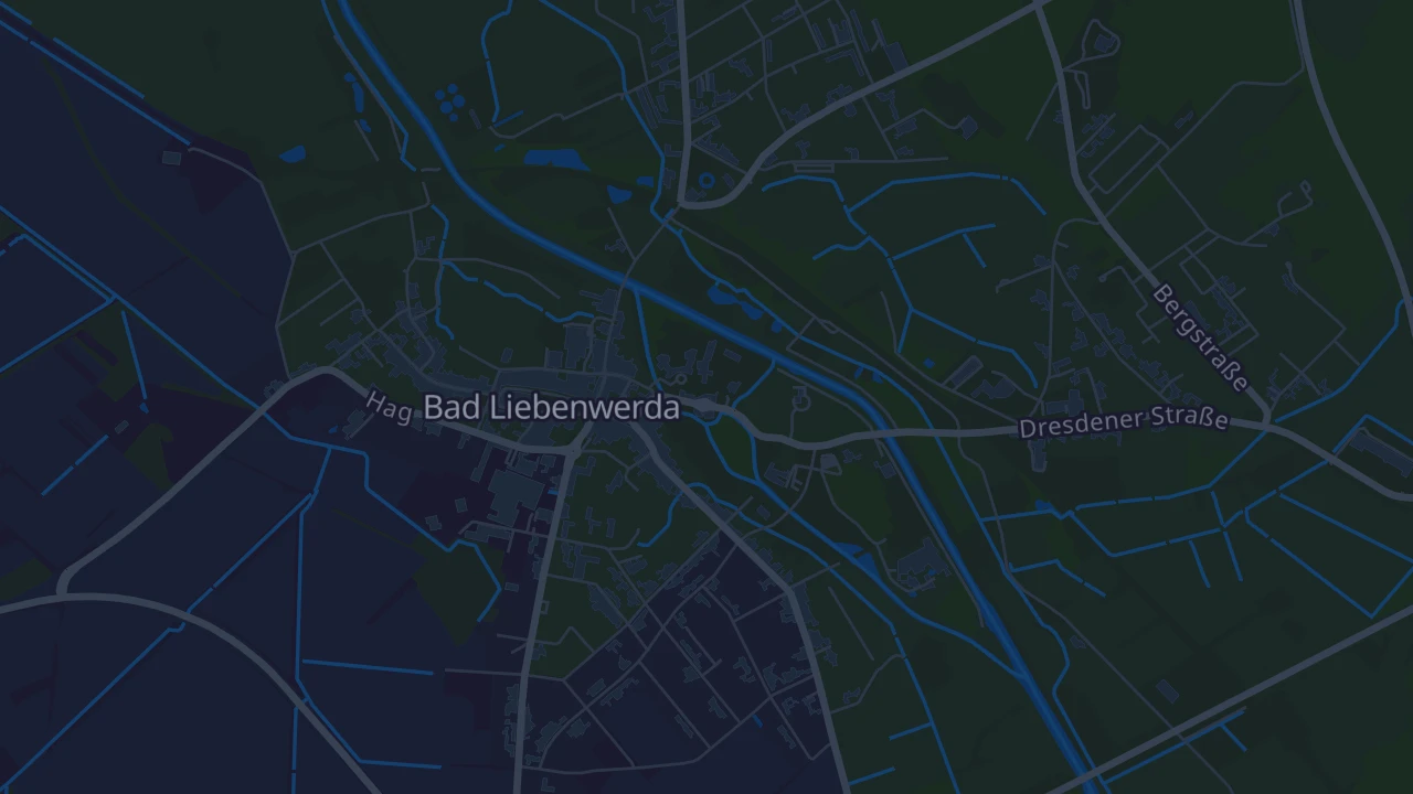 Karte von Bad Liebenwerda