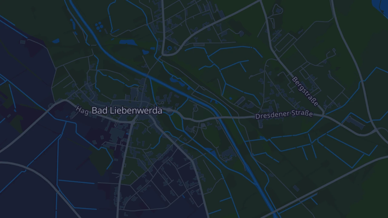 Karte von Bad Liebenwerda