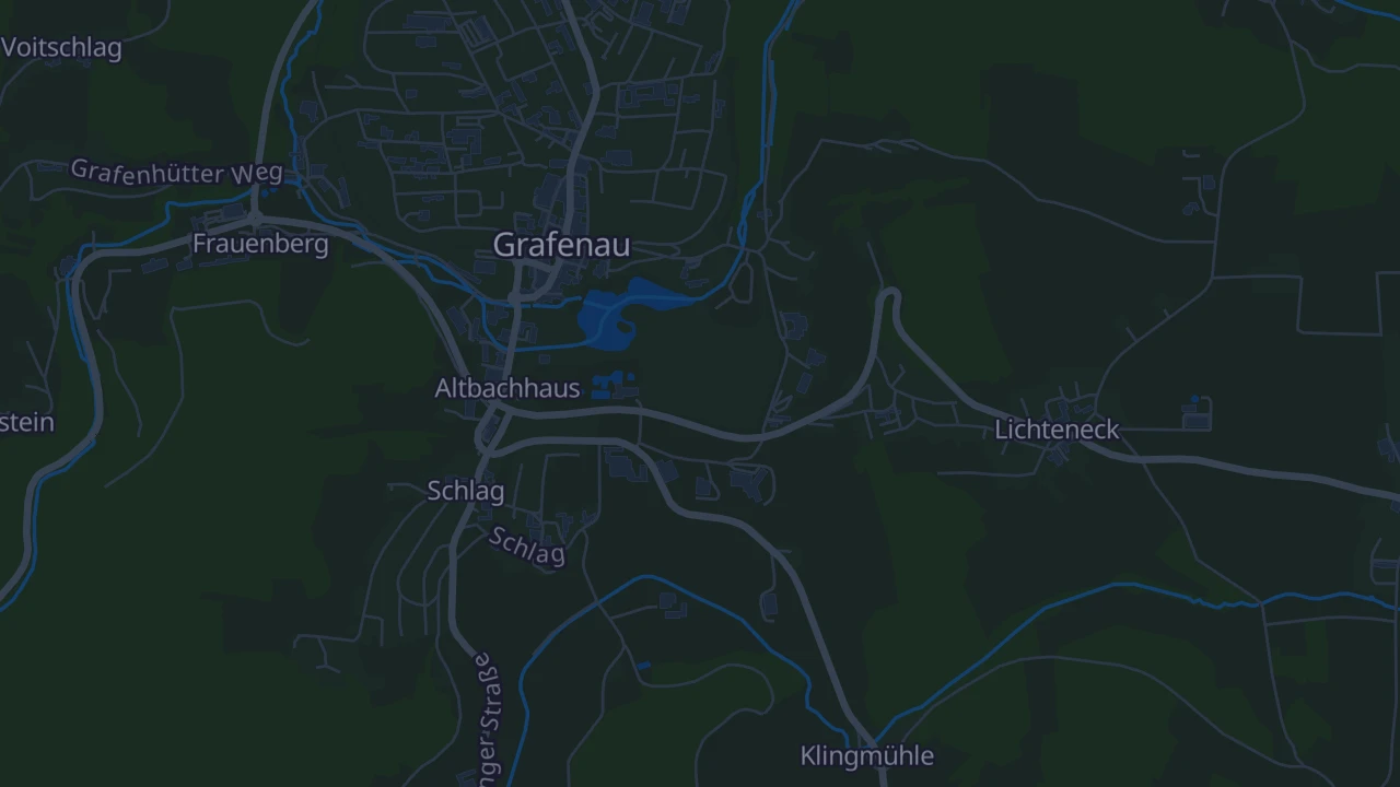 Karte von Grafenau