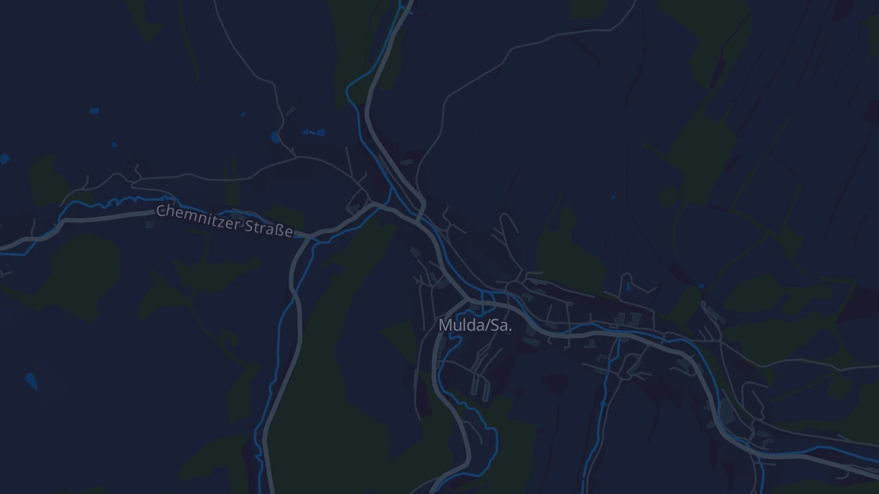 Karte von Mulda/Sachsen