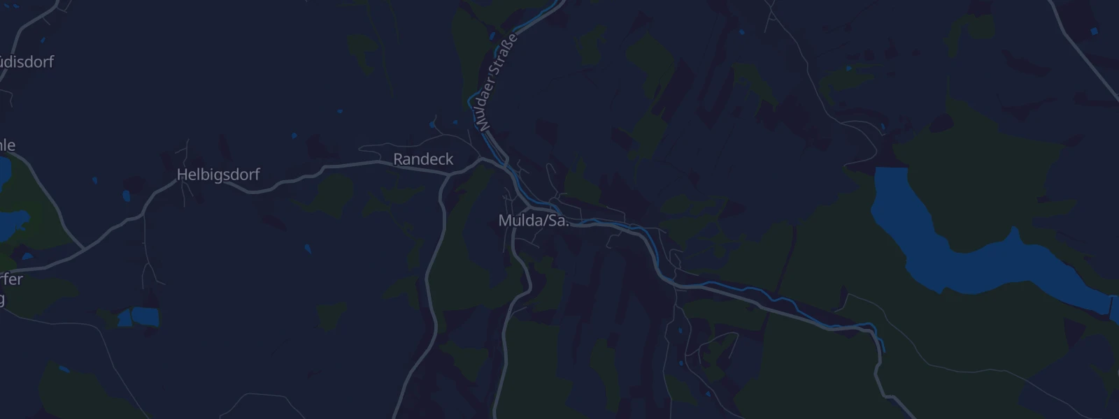 Karte von Mulda/Sachsen