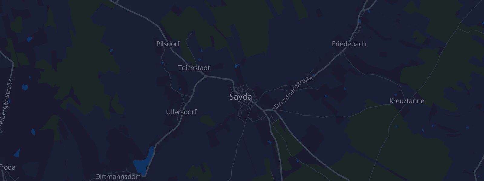 Karte von Sayda