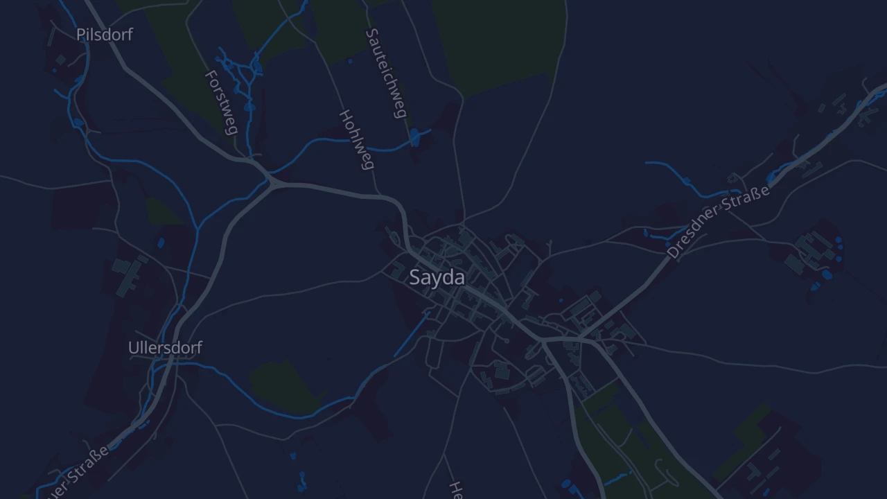 Karte von Sayda