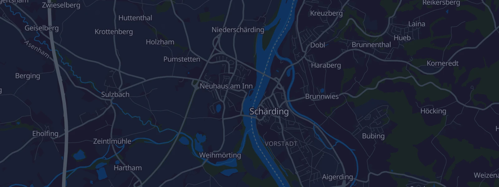 Karte von Neuhaus a. Inn