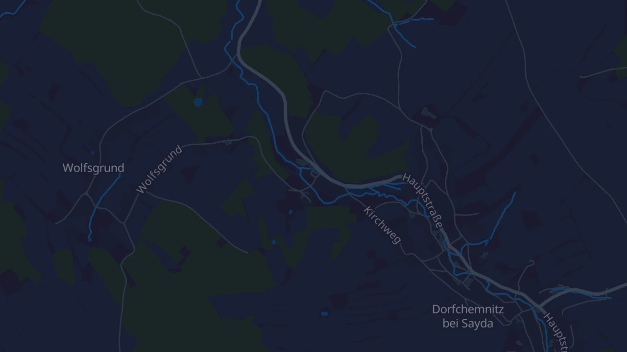 Karte von Dorfchemnitz bei Sayda