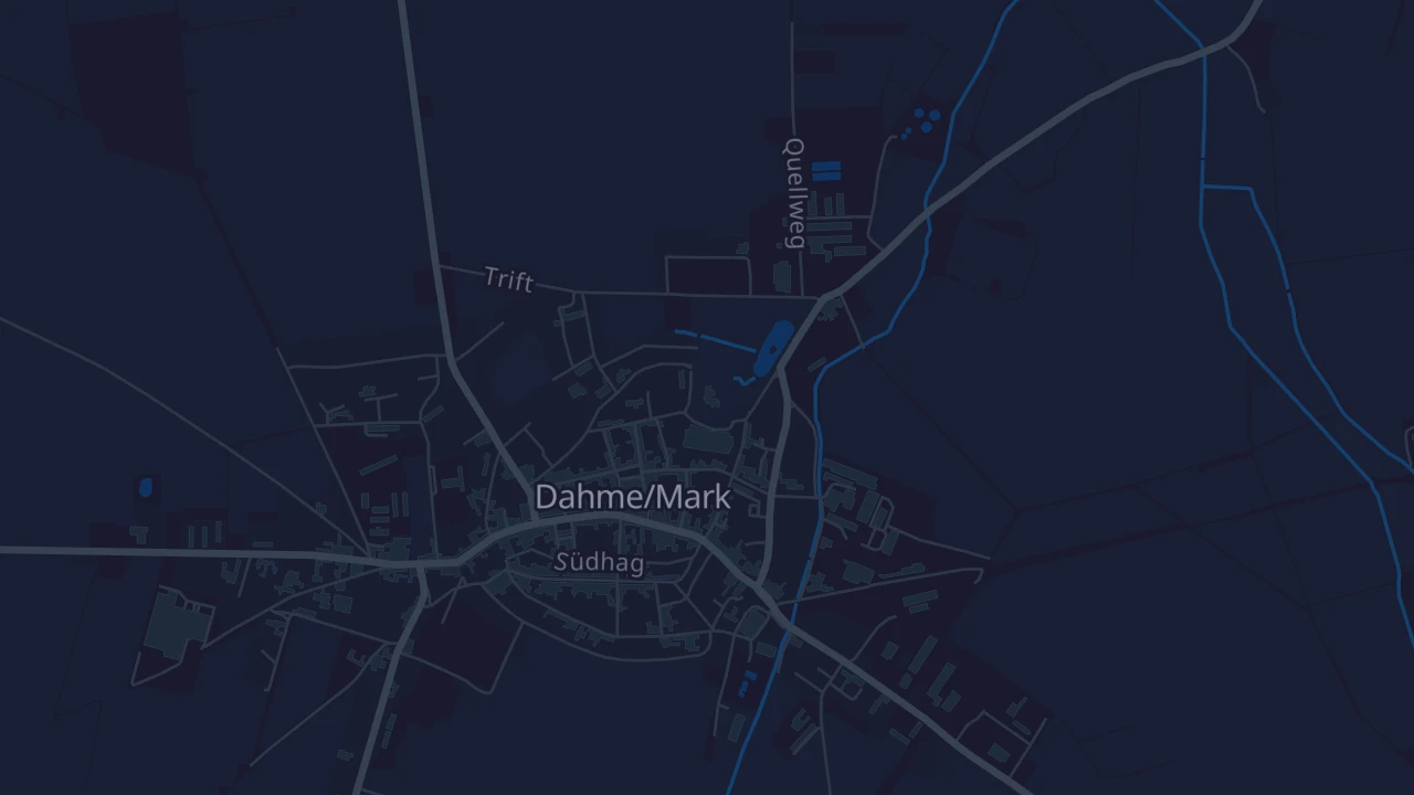 Karte von Dahme/Mark