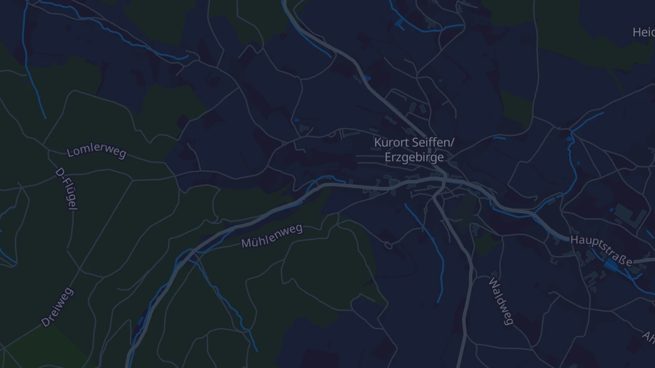 Karte von Seiffen/Erzgebirge