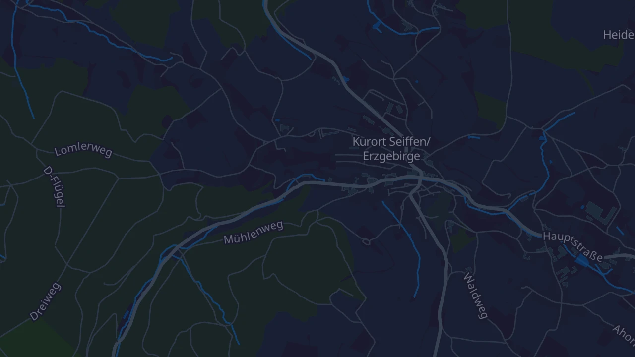 Karte von Seiffen/Erzgebirge