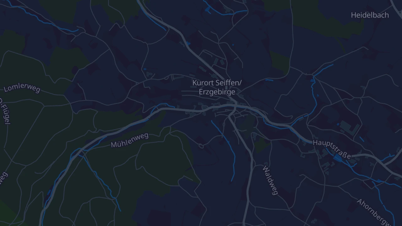 Karte von Seiffen/Erzgebirge