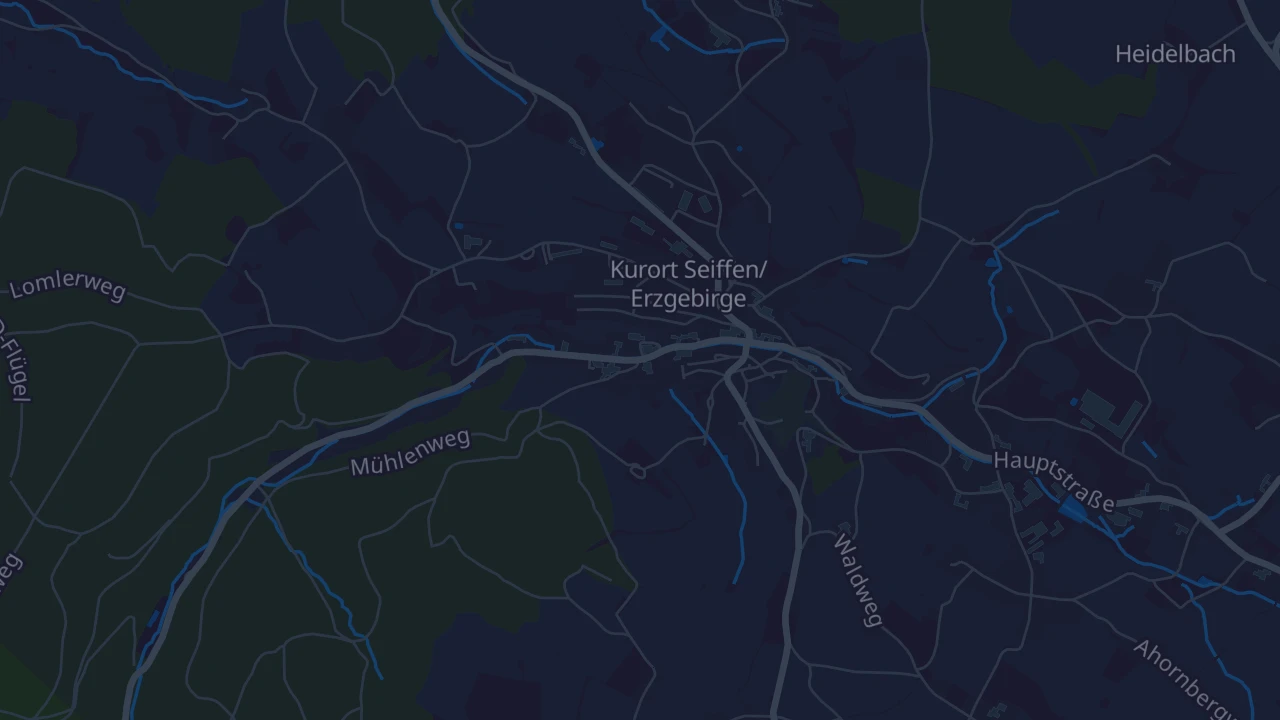 Karte von Seiffen/Erzgebirge