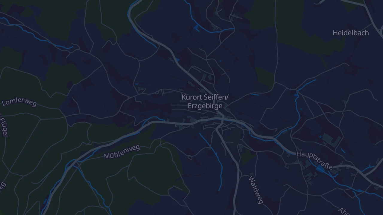 Karte von Seiffen/Erzgebirge