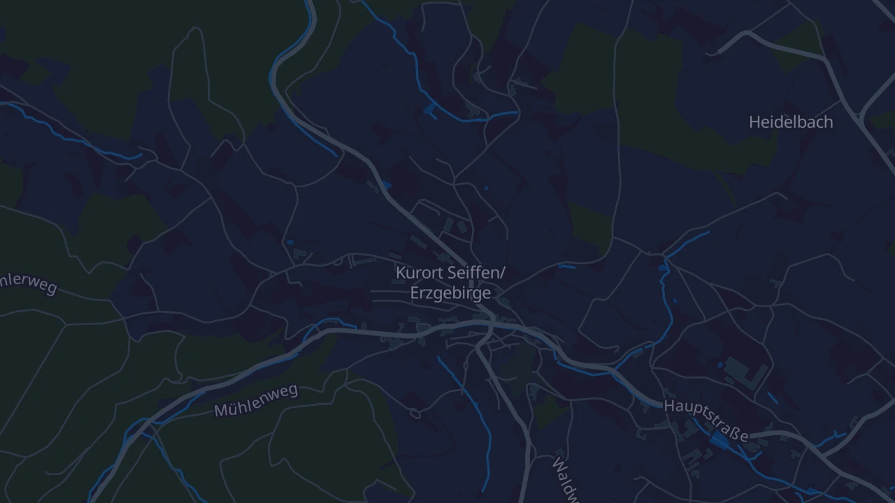 Karte von Seiffen/Erzgebirge