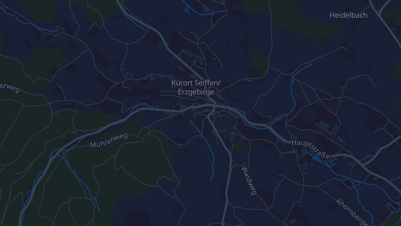 Karte von Seiffen/Erzgebirge