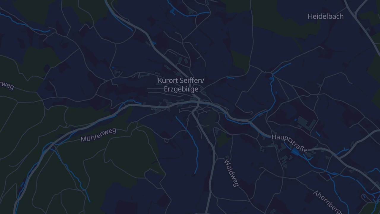 Karte von Seiffen/Erzgebirge